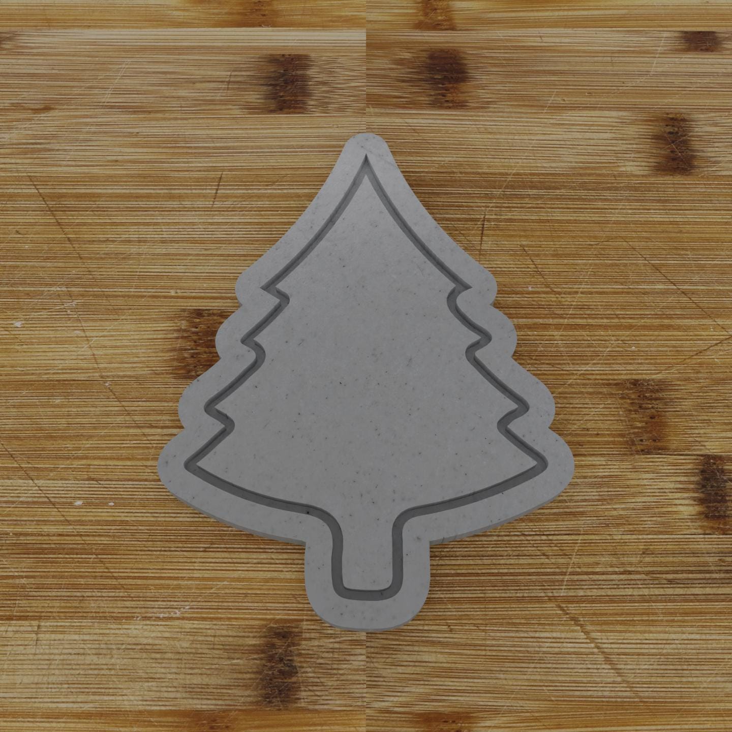 Extra Wide Tree Cookie Cutter | Large Christmas Tree Shape | Holiday Treat Mold