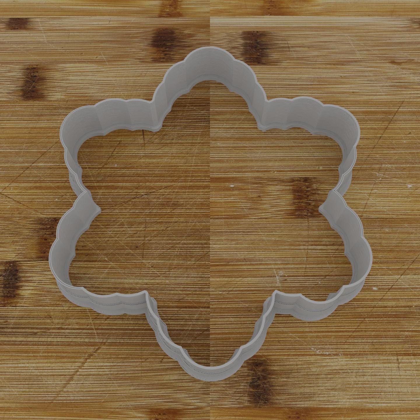 Snowflake 3 Cookie Cutter | Elegant Winter Design | Christmas Cookie Mold