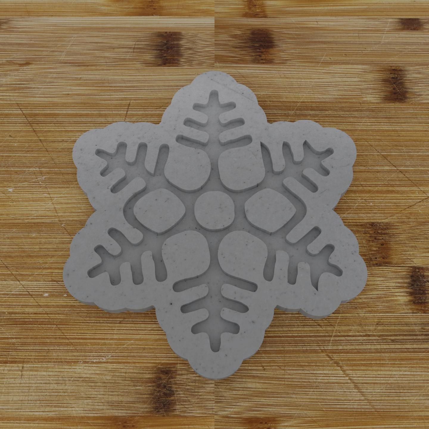 Snowflake 3 Cookie Cutter | Elegant Winter Design | Christmas Cookie Mold