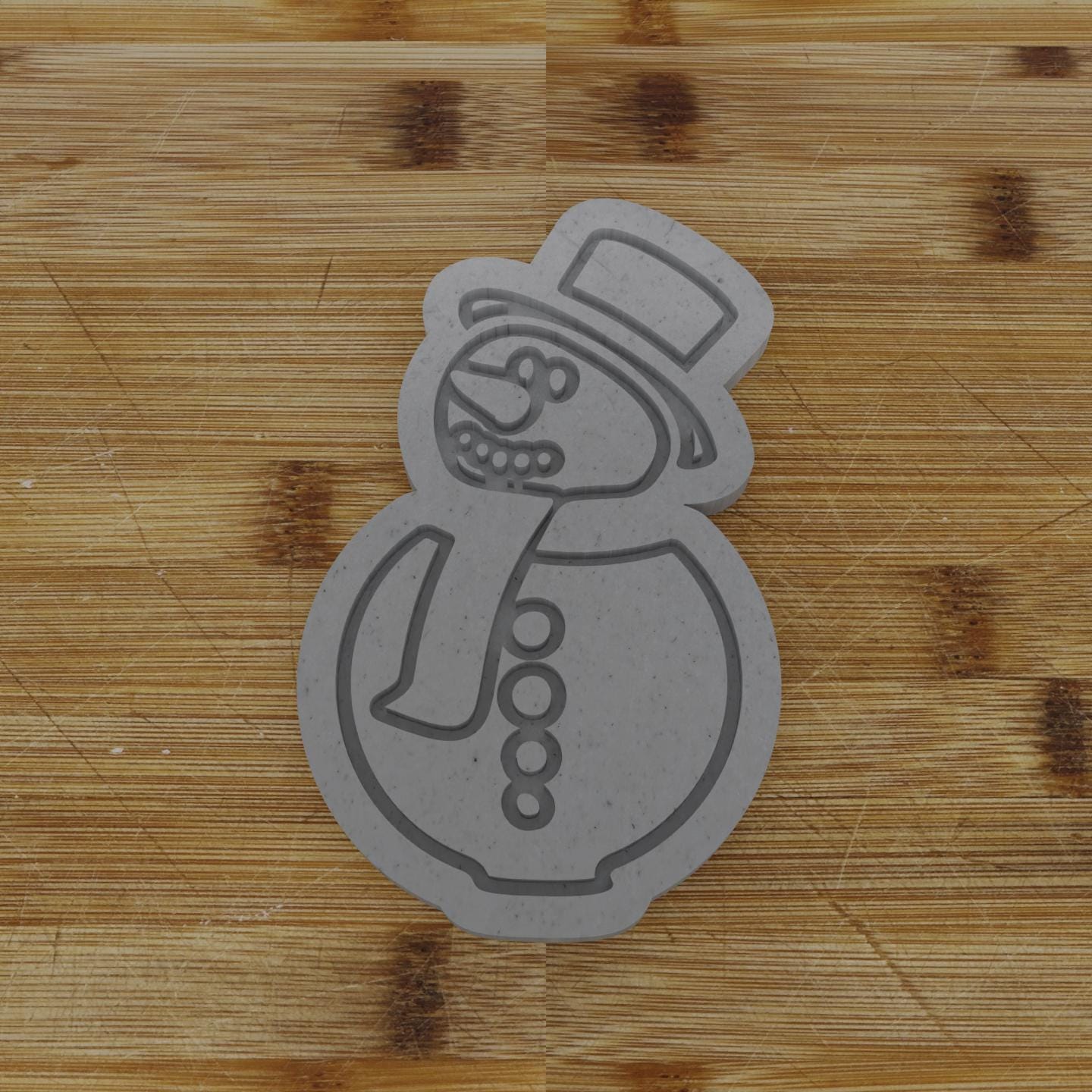 Snowman Cookie Cutter | Friendly Winter Character | Christmas Cookie Mold