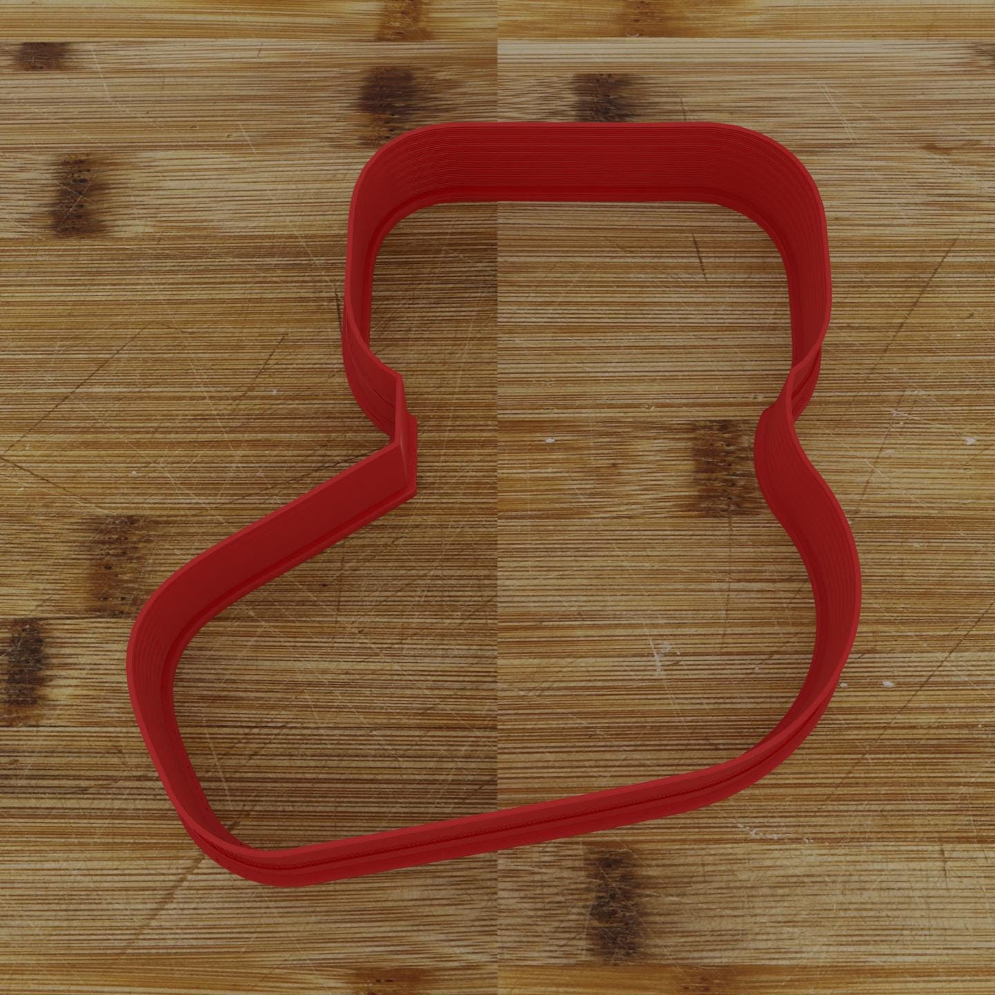 Customized Stocking Cookie Cutter | Classic Holiday Shape | Christmas Baking Essential