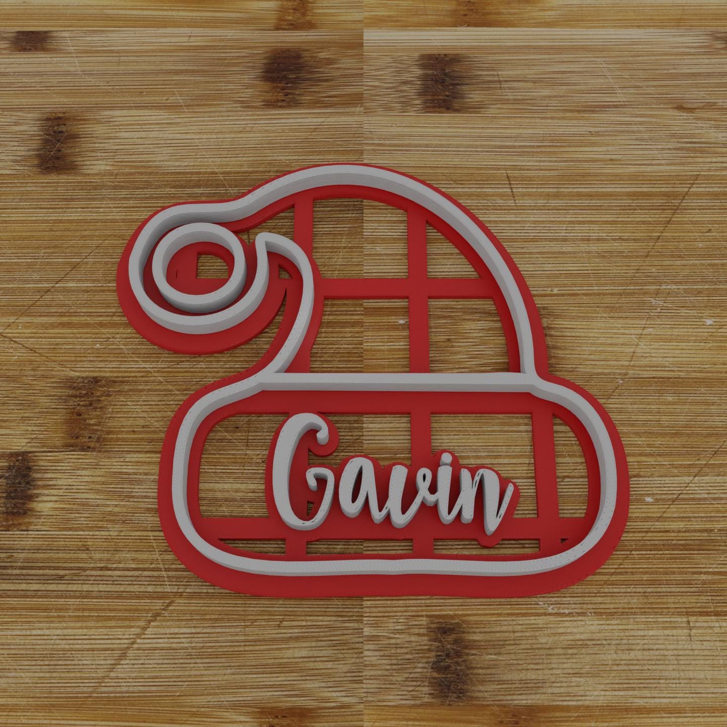 Custom Santa Hat Cookie Cutter | Festive Christmas Baking Tool | Holiday Cookie Design