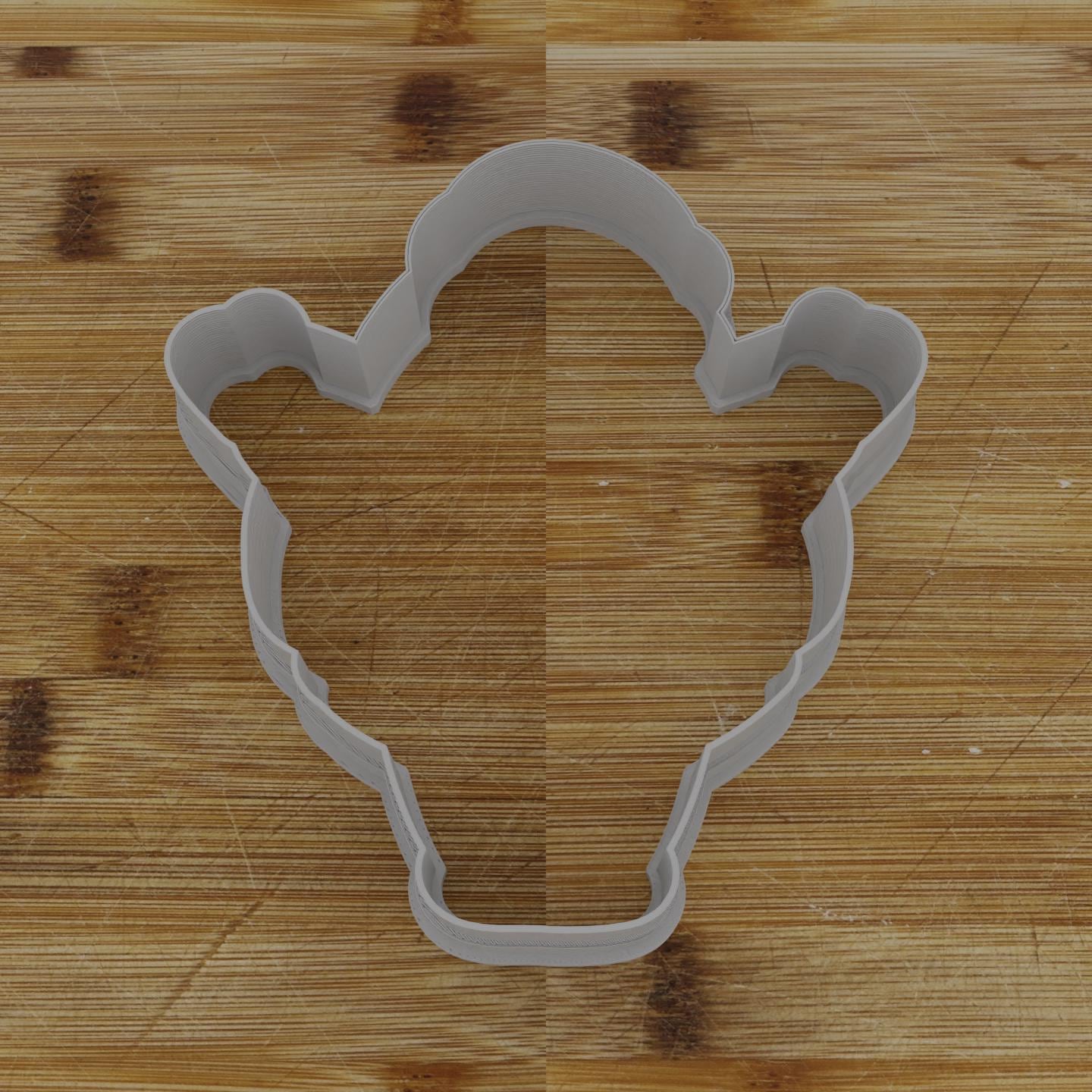 Full Santa Cookie Cutter | Complete Santa Claus Design | Holiday Baking Fun