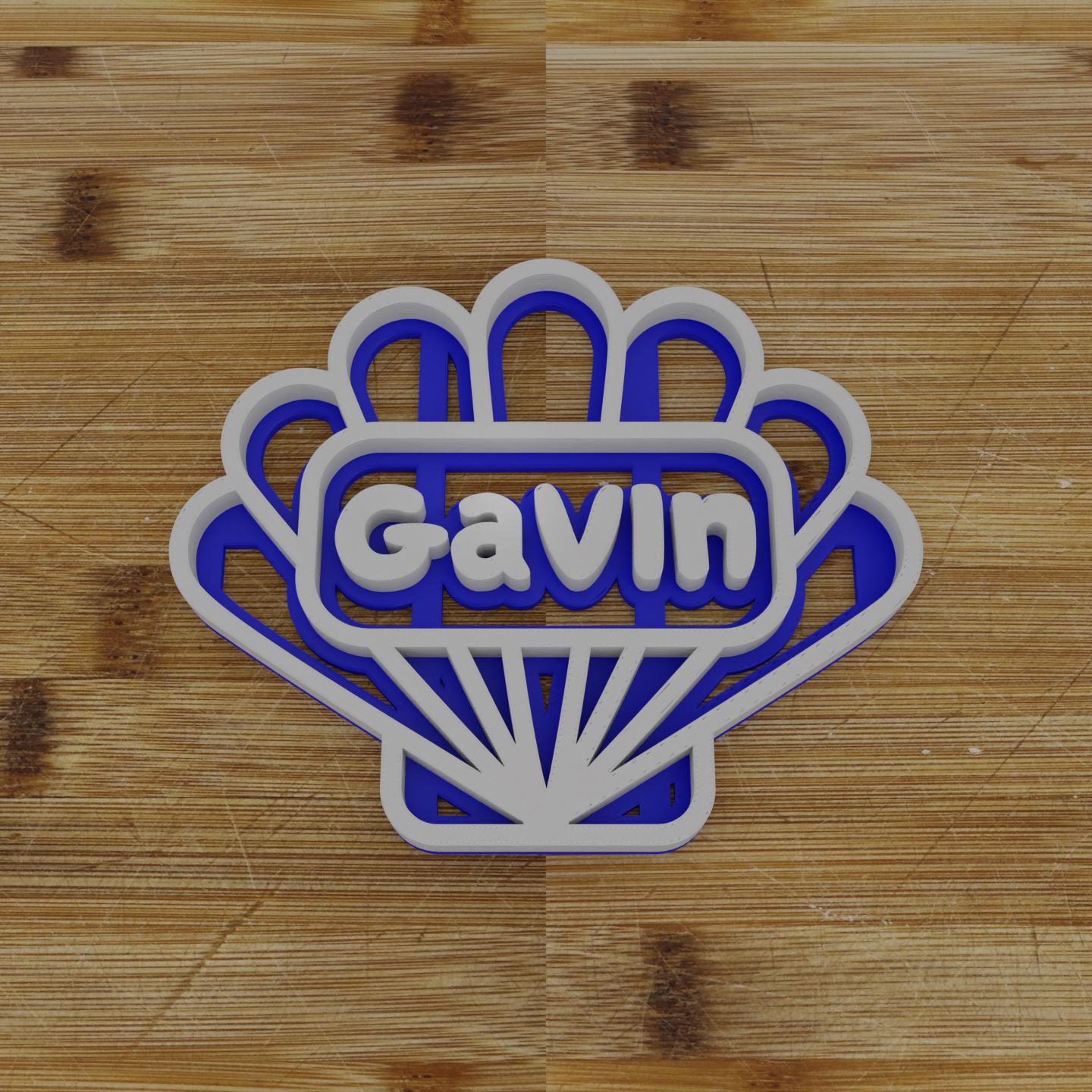 Personalized Seashell Cookie Cutter & Stamp | Personalization | Custom Embosser