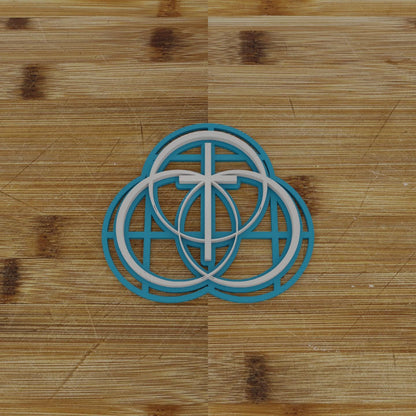Global Methodist Cross Cookie Cutter & Embosser| Religious Baking