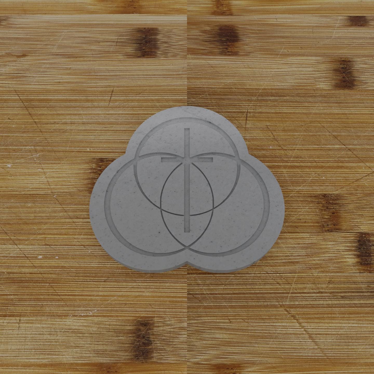 Global Methodist Cross Cookie Cutter & Embosser| Religious Baking