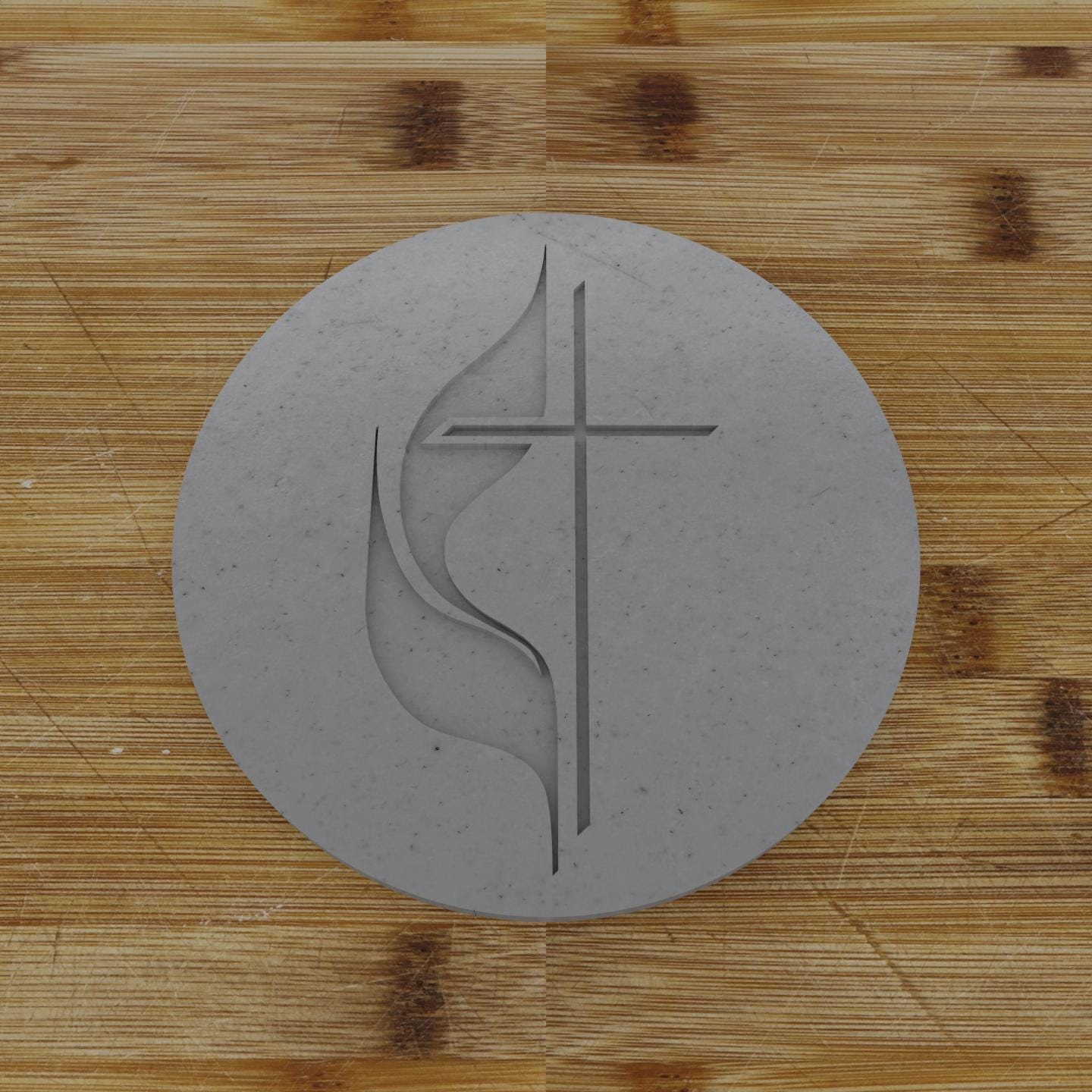 Personalized Methodist Cross Cookie Cutter | Religious Baking