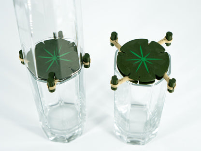 Floating Lily Pad Cup Organizer | Adjustable Storage | Kitchen Solution | Cuboard Organizer | Glass & Mug Organizer