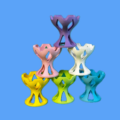 Easter Crown Egg Cups | Elegant Matte PLA Egg Holders | 3D Printed Easter Decor | Set of 6 or Individual | Easter Decor | Easter Gift