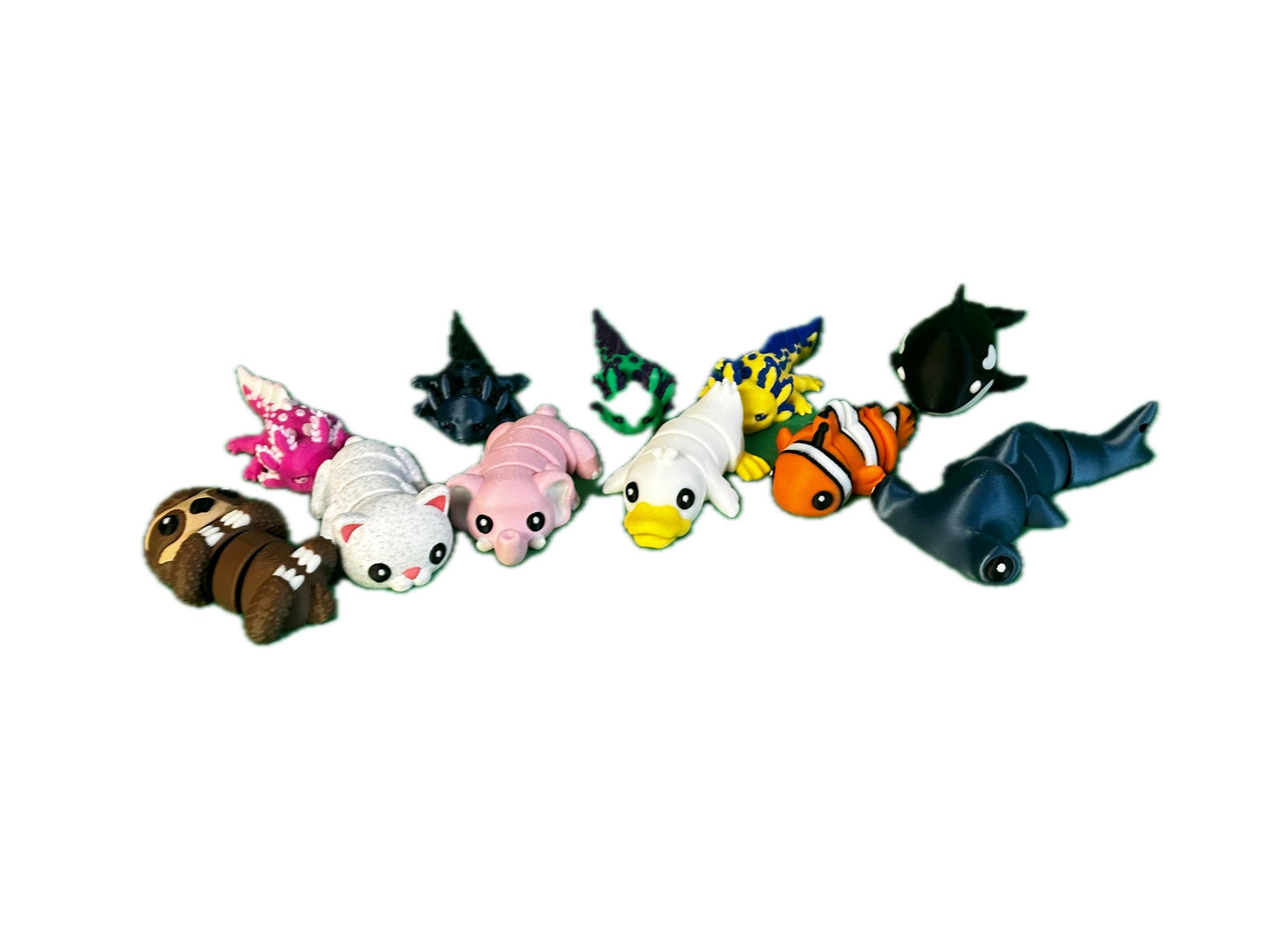 Flexi Mini Animals | Choose Your Own | Articulating Flexi Animals | 3D Printed Fidget Toy | Sensory Toy | Animal Gifts | Baby Animals