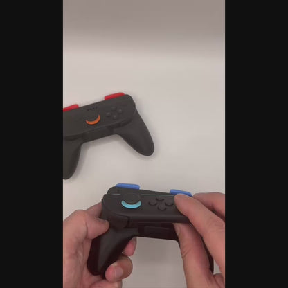 Complete Joy-Con Grip Set | 2 Mouse Adapters + V-Shape Single Player Grip + 2 Multiplayer Joy-Con Grips