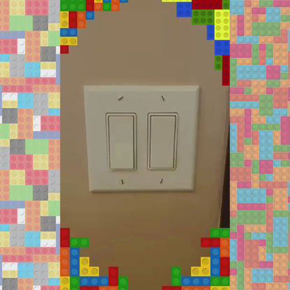 LEGO® Brick Compatible Switch Plate & Outlet Cover